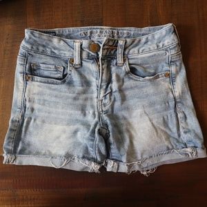 American Eagle Blue Jean Shorts